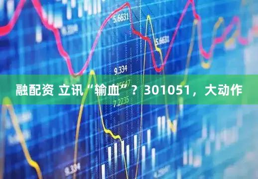 融配资 立讯“输血”？301051，大动作
